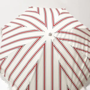 Beach Umbrella Red Stripe Thin