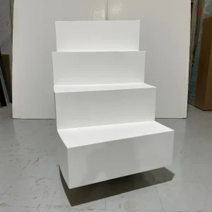 Stairs curved left - 4 tread 36h x 26w