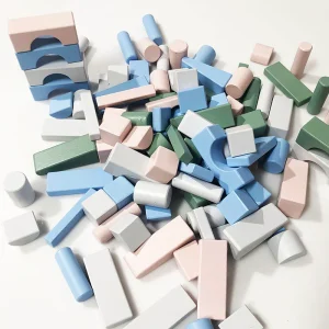 Wood Blocks Kids Pastel